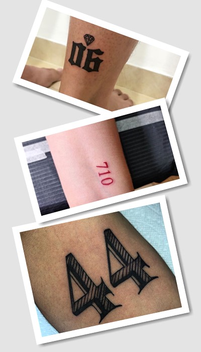 ідеї татуювання цифри