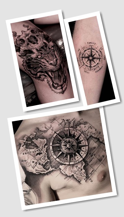 особливості тату Чоловічі