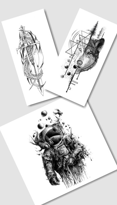 Ескізи тату чоловічі