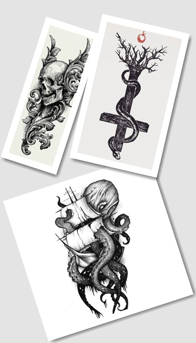 Ескізи татуювань чоловічі