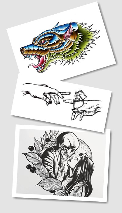 що означає ескіз тату чоловічі