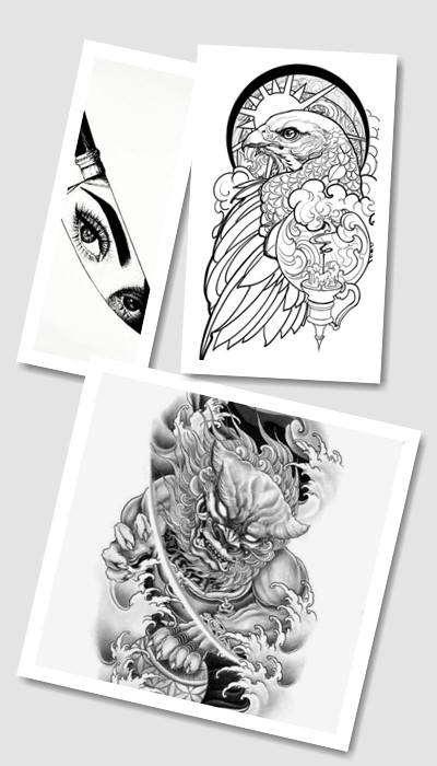 що означає ескіз татуювання чоловічі