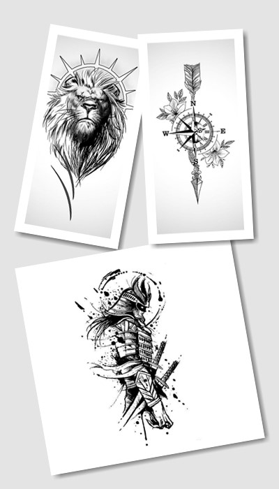 кому підійде ескіз тату чоловічі