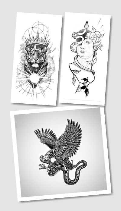 ідеї ескізів татуювання чоловічі