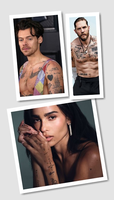 стиль тату Знаменитостей