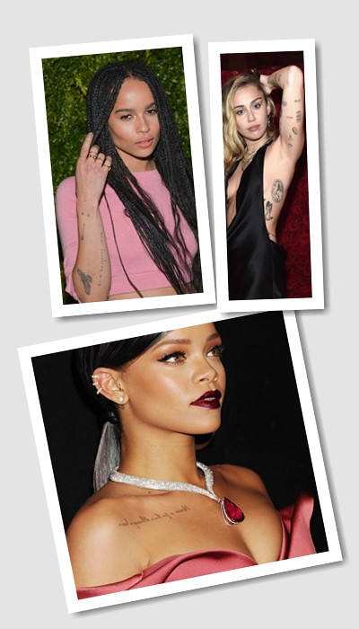 особливості тату Знаменитостей