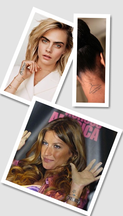 стиль тату Моделей