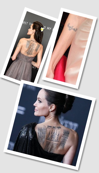 що означають татуювання Джолі