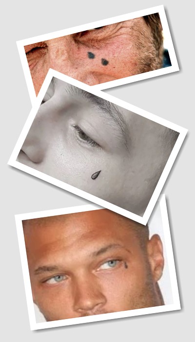 татуювання Сльоза під оком