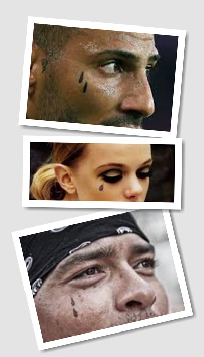 стиль тату Сльоза під оком