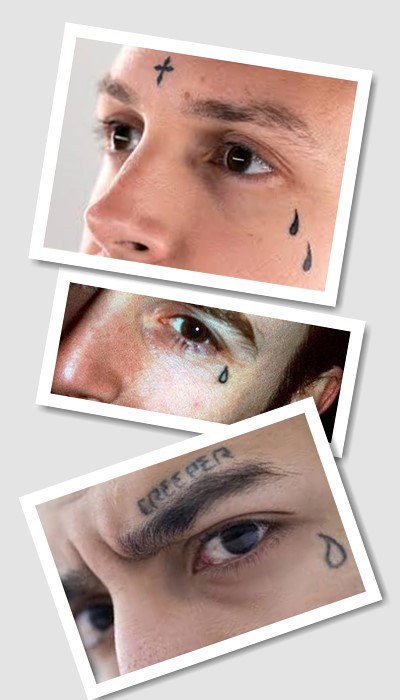 стиль татуювання Сльоза під оком