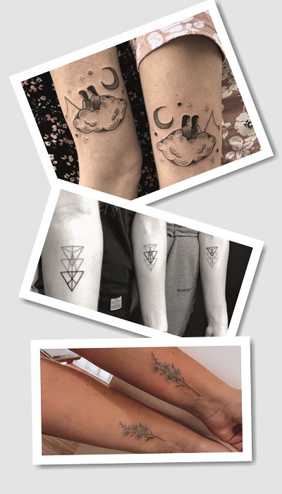 стиль татуювання Парні