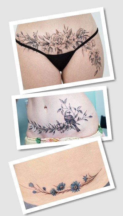 особливості татуювань На шрамі від кесаревого