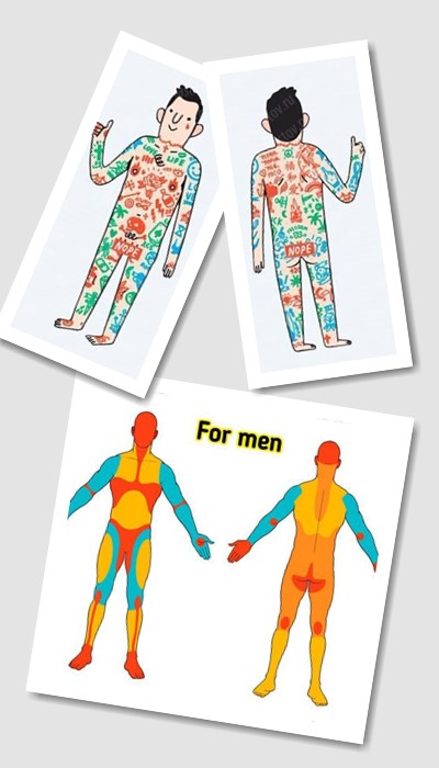 на яких місцях боляче робити тату