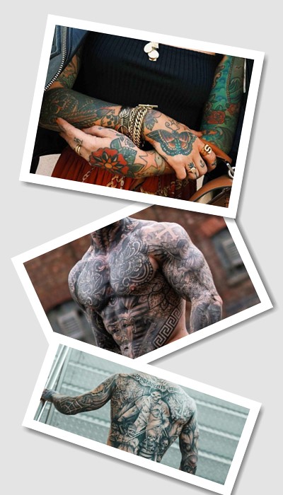 місця для татуювання