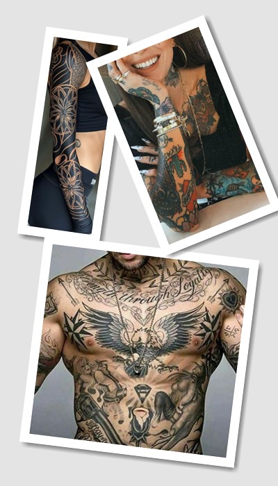 вдалі місця для тату