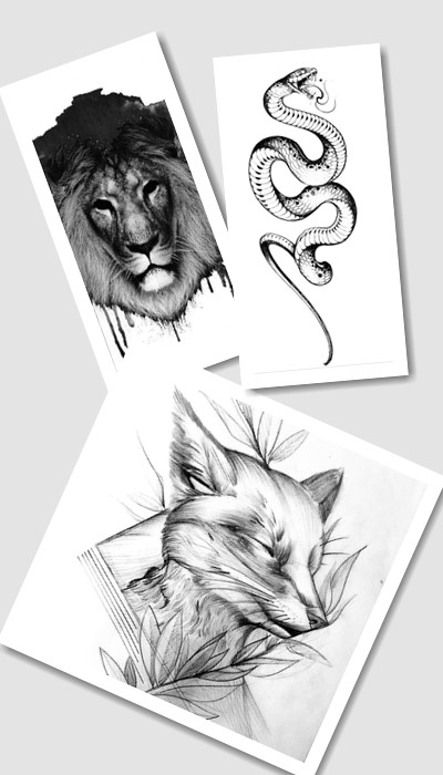 на замовлення ескіз тату 