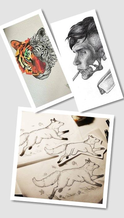 круті ескіз тату 