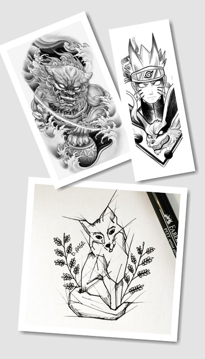 ескіз татуювання 