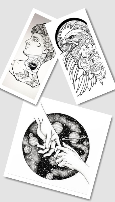 пошук ескізів татуювання 