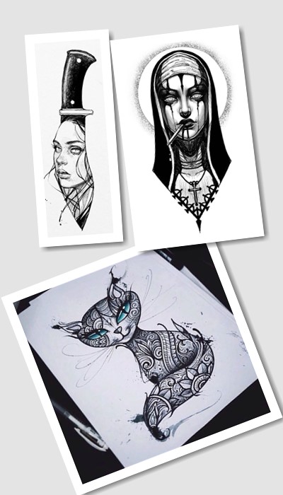 ідеї ескізів татуювання 
