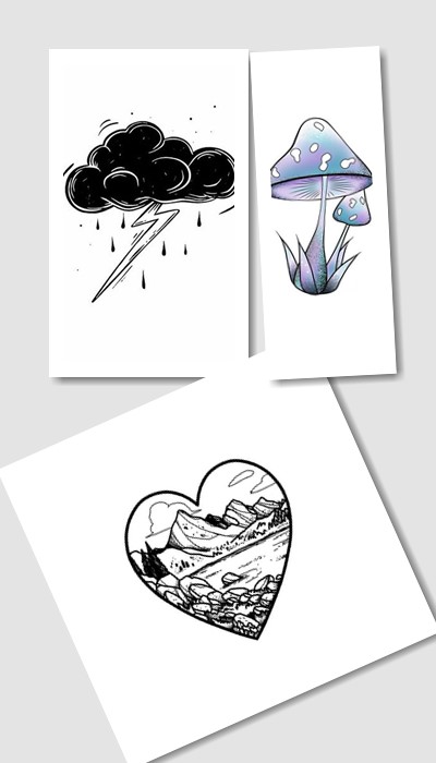 ескіз татуювання 