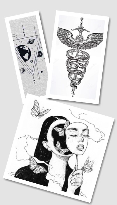 пошук ескізів татуювання 