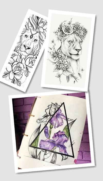 ідеї ескізів татуювання 