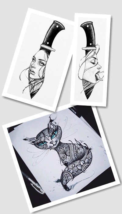 ескіз татуювання 