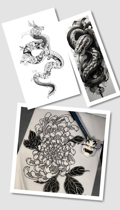 ескіз татуювання 