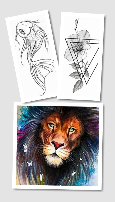 пошук ескізів татуювання 