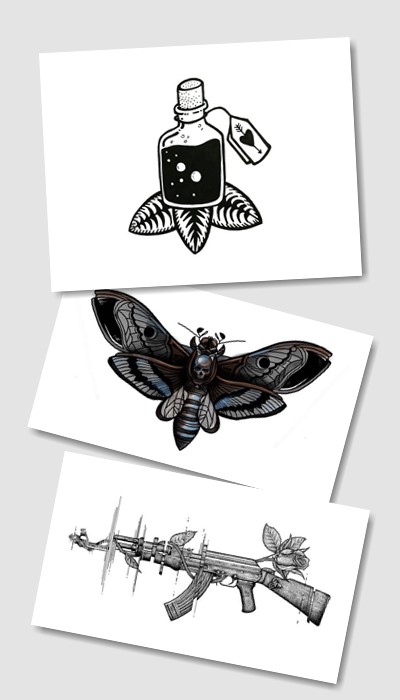 пошук ескізів тату