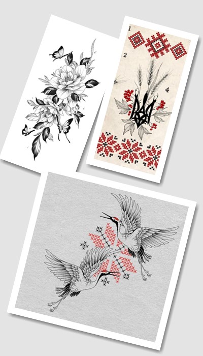 ескіз татуювання 