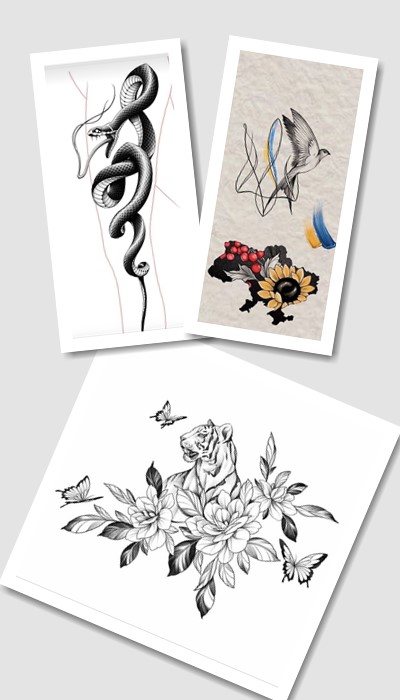 пошук ескізів татуювання 