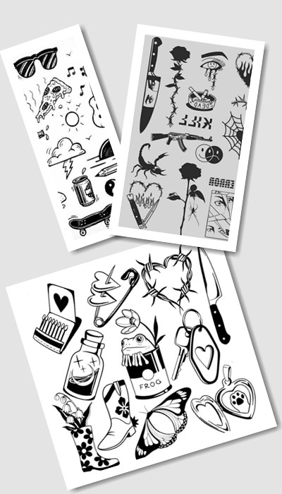 ескіз тату векторні