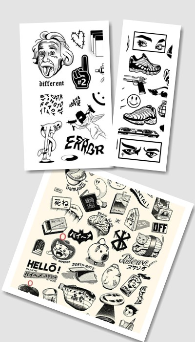 пошук ескізів тату векторні