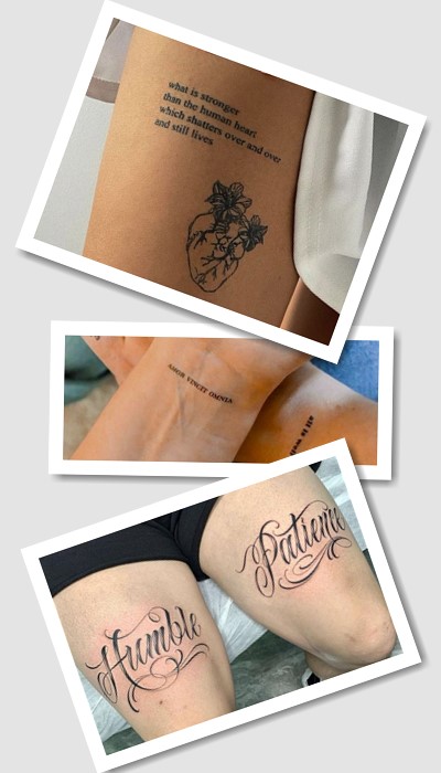 татуювання написи з перекладом