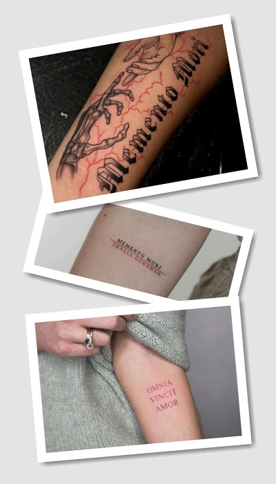 особливості татуювань написи з перекладом