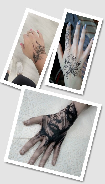 тату на долоні