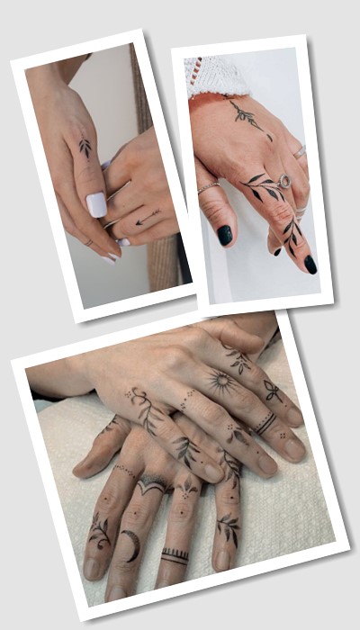 татуювання на пальцях