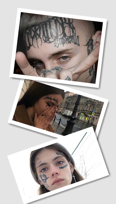 значення татуювання на обличчі