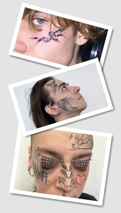 ідеї татуювань на обличчі 
