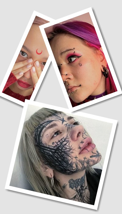 тату на голові