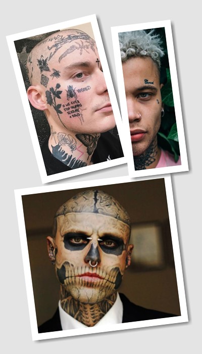 кращі ідеї тату на обличчі