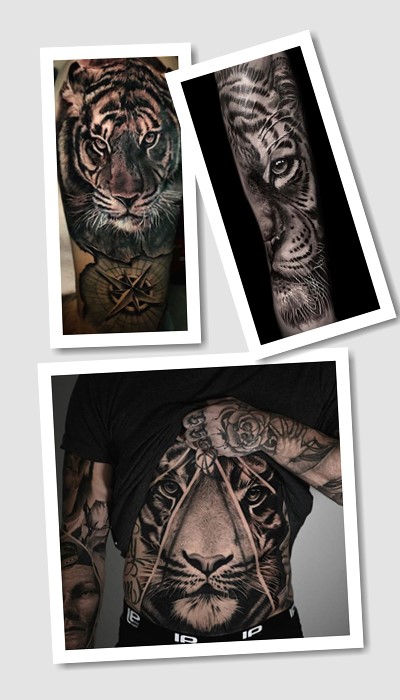 татуювання тигр