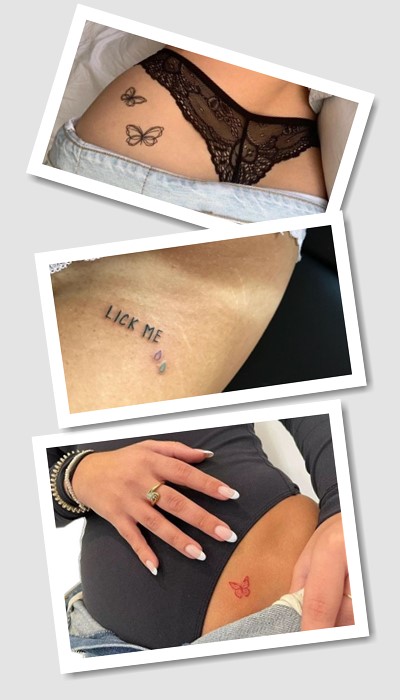 На статевих органах тату 