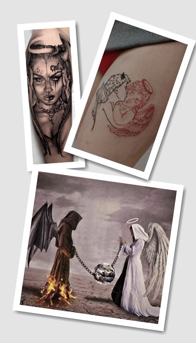 що означає тату пекло і рай