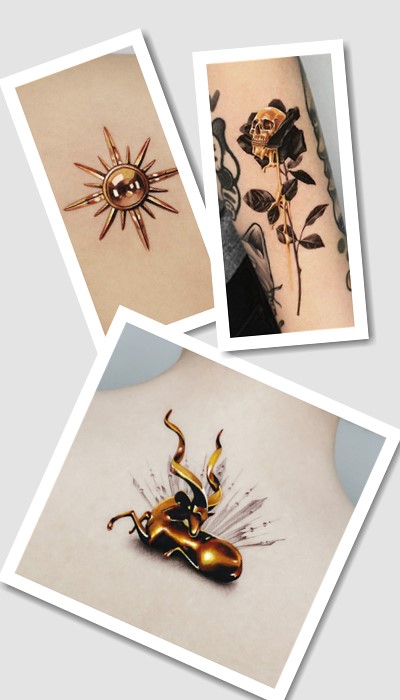 кому підійде татуювання золото