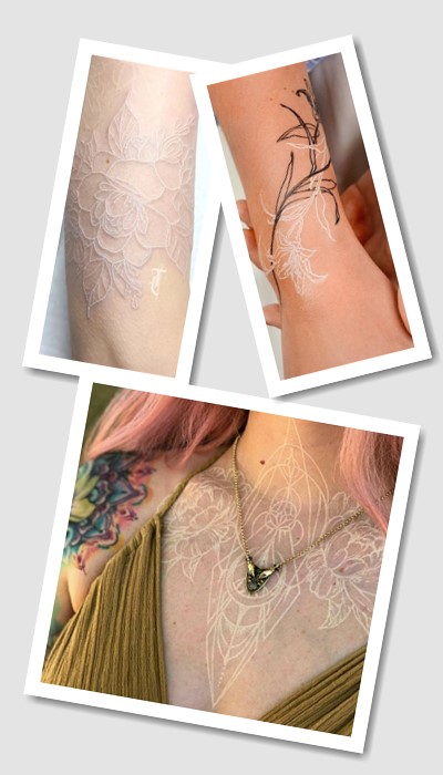 стиль тату білі