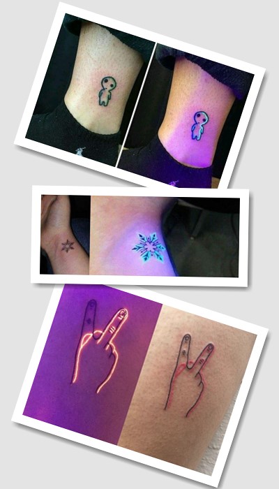 стиль тату неонові